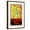 Brown Frame, variant on Art.com Yellowstone National Park Map, Montana Art Print, 12" x 18"