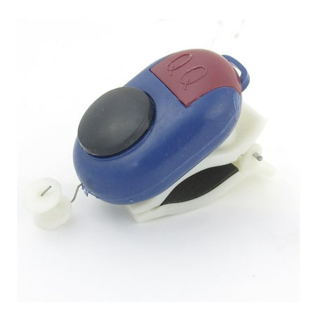 Unique Bargains Blue Plastic Fishing Bite Alert LED Light Indication Fishing Alarm Clip