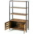 thumbnail image 3 of Barara King Storage Rack, Plant Stand Shelf, Bookshelf, Industrial Storage Shelf with 2 Shutter Doors, 3 of 10