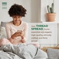 thumbnail image 7 of THREAD SPREAD 100% Organic Cotton Full Size Sheets - Percale Weave Cotton Sheets (4 PC, Brown), Soft Cooling Luxury Hotel Sheet Set, 7 of 7