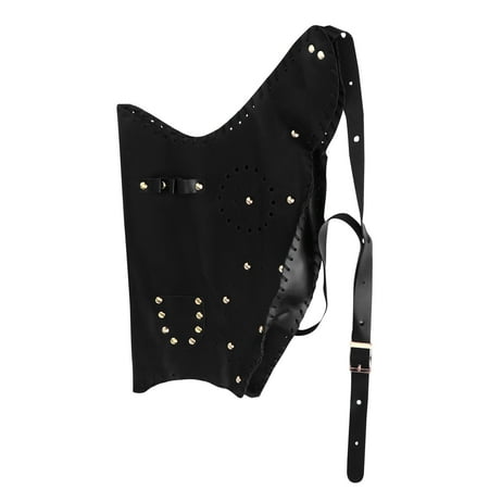 OUNONA Black Fiber Leather Arrow Bag for Storage Durable with Exquisite Workmanship Holds Multiple Arrows