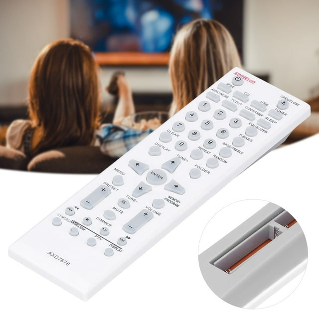 Home Theater Remote Control, Handheld Battery Powered Audio Player Control Device for AXD7678