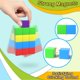 thumbnail image 4 of 72 piezas de bloques de construcción magnéticos para niños pequeños, juguetes de construcción con forma de cubo magnético grande para niños, juguete educativo Montessori cuadrado sensorial STEM, 4 of 8