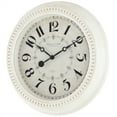 thumbnail image 3 of Mainstays Indoor 15.5" Round Antique White French Country Analog Traditional Wall Clock with Arabic Numbers, 3 of 5