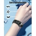 thumbnail image 2 of Wearlizer Dual-Tone Engraved Bands Compatible with Charge 6/Charge 5 - Floral Silicone Wristbands for Women, 2 Interchangeable Nature Designs (Dandelion & Wildflower), 2 of 6