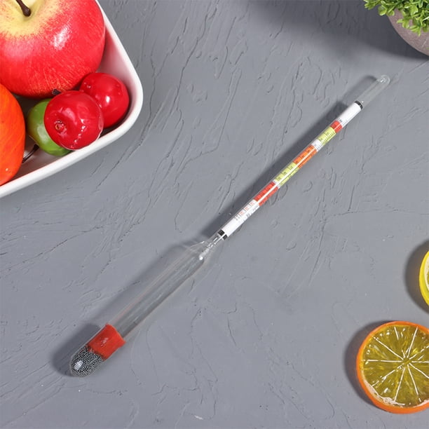 Triple Scale Hydrometer Self Brewed Wine Sugar Meter Alcohol Measuring