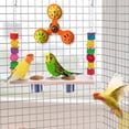 thumbnail image 5 of Goowood Interactive Parrots Toy Chewable Bells with Rotating Windmill Colorful Bird Cage Toys for Parrots Parakeets Cockatiels and Conures Mental Stimulation and Beak Exercise, 5 of 5