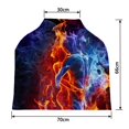 thumbnail image 2 of PKQWTM Fire Nursing Cover Baby Breastfeeding Infant Feeding Cover Baby Car Seat Cover, 2 of 2
