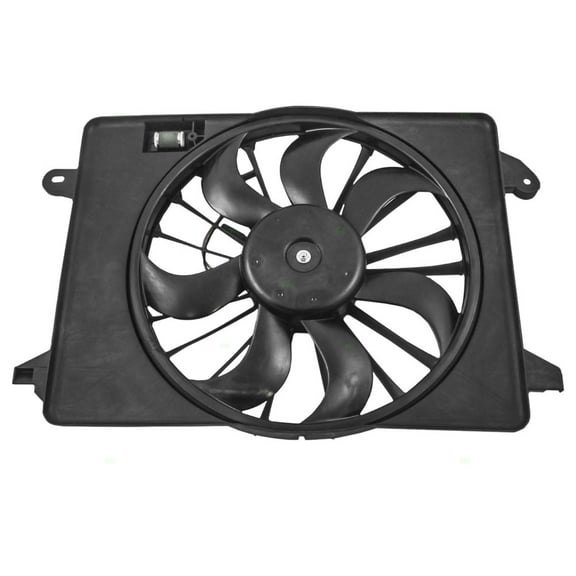 Brock Engine Cooling Fan for 2009-2019 Charger Single Fan Except 6.2L 68050129AA 2009-2019 300