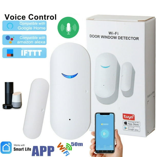 WIFI Wireless Smart Magnetic Door Window Sensor Detector Alarm For