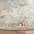 thumbnail image 4 of SAFAVIEH Madison Alys Vintage Traditional Area Rug, Grey/Gold, 5' x 5' Round, 4 of 9