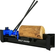 BILT HARD Hydraulic Log Splitter 12 Ton, Manual Wood Splitter, Firewood Cutter Splitting Machine, Horizontal Full Beam Steel
