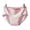 Pink, variant on Womens Mid Rise Seamless Briefs Contrast Waistband V Stitching Detail Cotton Crotch Breathable Underwear