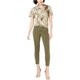 thumbnail image 2 of Hudson Womens Nico Lace-Up Skinny Fit Jeans, Verde, 27 Hudson Ceñido, 2 of 2