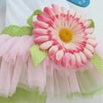 thumbnail image 4 of Walbest Dog Clothes Flower Gauze Tutu Dog Dress Vest Apparel Skirt Clothes Pet Puppy Birthday Princess Clothes for Dogs and Cats (Pink XL), 4 of 7