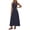 Navy Dress, variant on Miluxas Women's Polka Dot Crewneck Sleeveless Maxi Dress High Waisted A Line Casual Loose Long Dress Lightweight Summer Beach Vacation Outfits Wine