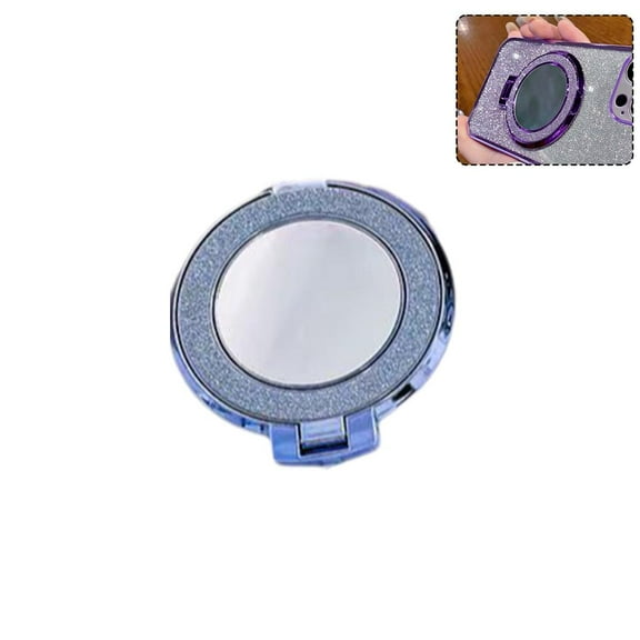 KRONDO Magnetic Glitter Mirror Holder For Phone with Adhesive Buckle D6Q7 Z1L2 I7R