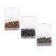 thumbnail image 1 of 1200pcs Chinchetas Cabezas de plástico para tarjetas de corcho Oficina Bricolaje - Negro, 1 of 9