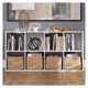 thumbnail image 2 of HOWEN 8 Cube Organizer for Storage, Fits 10.5" by 10.5" by 11" H Storage Bins, Wood, 47.05" Tall, White Finish, 2 of 5