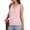 *Pink, variant on ClodeEU Women's Round Neck Eyelet Embroidery Tank Top, Loose Fit Solid Color Casual Summer Shirt Red,Womens Plus M