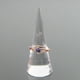 thumbnail image 4 of Soporte de exhibición de anillo Ormromra sólido de acrílico cónico transparente blanco negro 2035303-1, 4 of 4