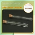 thumbnail image 3 of 50pcs Tiny Vials Small Test Tubes Bottles Liquid Sample Storage Vials with Cork, 3 of 9