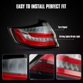 thumbnail image 2 of For 2019 2020-2023 Ford Edge SE SEL Outer LED Tail Light Left Driver Lamp Brake, 2 of 10