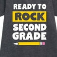 thumbnail image 2 of Instant Message - Ready To Rock Second Grade - Toddler And Youth Girls Fleece Dress, 2 of 5