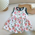 thumbnail image 4 of COM1950s Robe d'Été Décontractée, Robe d'Été Sans Manches à Col Rond pour Enfants, Robe Ample Décontractée pour Enfants Moyens et Grands, Robe d'Été Décontractée, 4 of 6