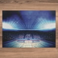thumbnail image 3 of Ambesonne Basketball Jigsaw Puzzle, Basketball Arena Game, Heirloom-Quality Fun Activity for Family Durable Cardboard, 1000 pcs, Navy Black, 3 of 5