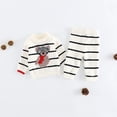 thumbnail image 2 of TEDOYE Toddler Boys Coats Girl's Bag Autumn Winter Baby Clothes Half Wool Tops + Long Pants Sets Fashionable For Newborn Old. Soft Wear, 3-6 Months, 2 of 9