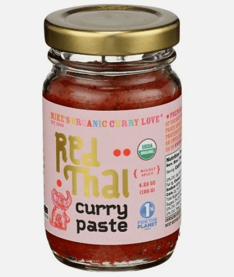 Mike's Organic Curry Love - Curypste Organic Red Thai Mld - Case Of 6-4.23 Oz