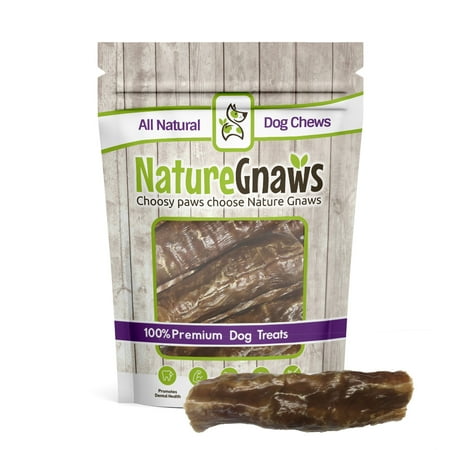 Beef Wrap - Nature Gnaws Beef Trachea Jerky Wrap 5-6