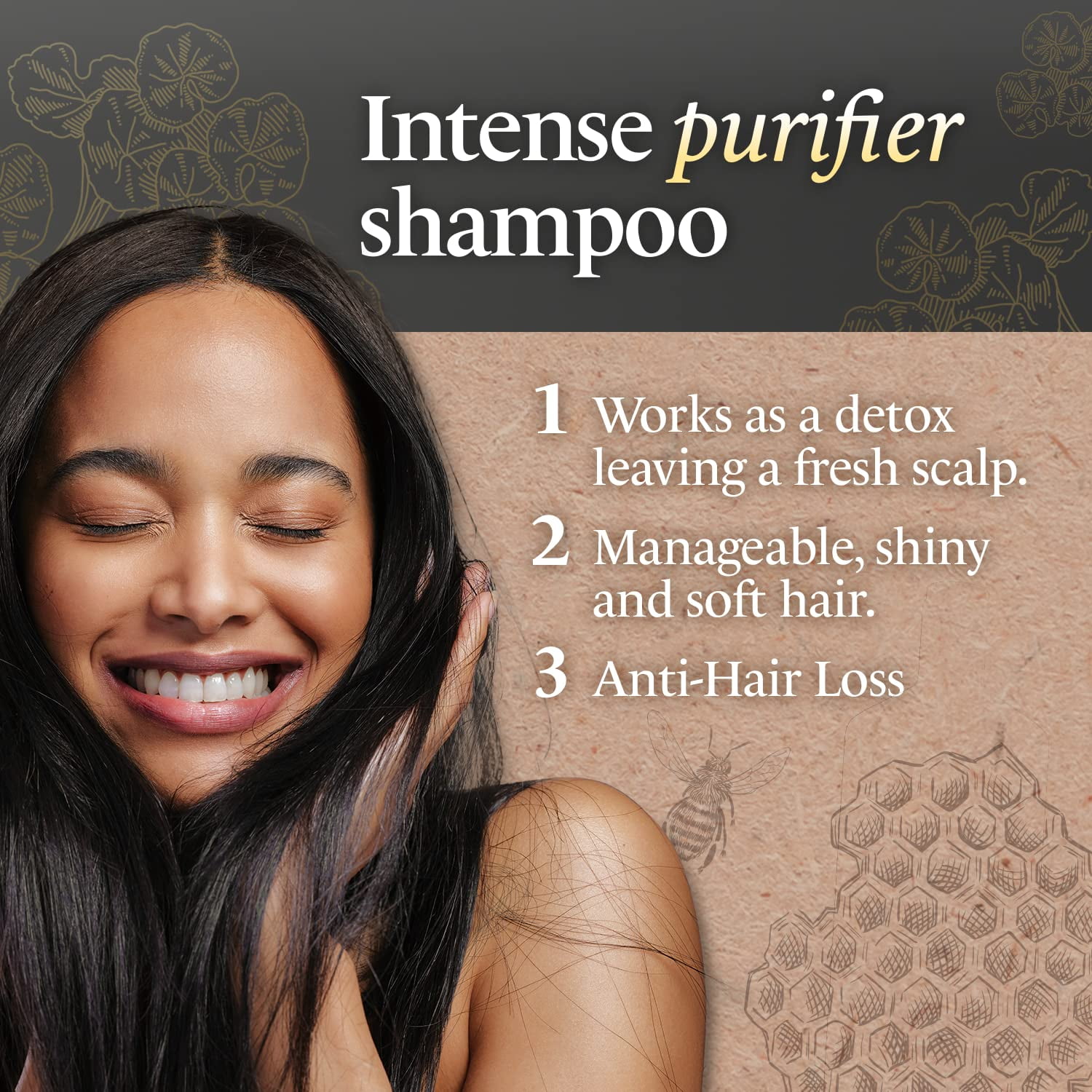 Tio Nacho Purifying Shampoo, with Royal Jelly, Nourishing, All Hair Types, 14 fl oz (3 Pack)