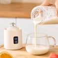 thumbnail image 4 of Hearthoom Portable Blender, Usb Rechargeable Personal Blender, Small Smoothie & Shake Maker with 12 Blades, Compact Travel Mini Juicer Cup for Home, Gym, Office, 500Ml,White, 4 of 8