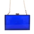 thumbnail image 1 of Trayknick Crossbody Bag Transparent Square Solid Storage Acrylic Multipurpose Messenger Bag for Outdoor Royal Blue, 1 of 13
