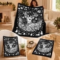 thumbnail image 4 of Christmas DIY Coloring Throw Blanket, Flannel Xmas Pattern Blanket for Kids Adults Home Decor, 4 of 7