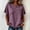 Purple, variant on Linen Tops for Women 2026 Spring Summer,Crew Neck Short Sleeve Shirts,Irregular Diagonal Raw Frayed Fringe Trim Blouse,Solid Loose Fit Dressy Business Going Out Daily Wear Blouses Purple XXL