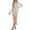 Beige, variant on Sngxgn Womens Casual Long Dress Short/Long Sleeve Summer Loose Maxi Dresses(Brown,XL)