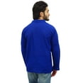 thumbnail image 4 of Atasi Men's Kurta Roll-Over Blue Shirt Collar Neck Ethnic Indian Clothing-XX-Large, 4 of 7