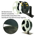 thumbnail image 5 of Silent Runner Glow Wheel - 12" Regular - Exercise Wheel (Wheel No Stand + AutoClean Track), 5 of 8