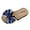 Dark Blue, variant on 3D Butterfly Slides Slippers- Fashion-Forward Beach Sandals with Sweet Bow Accents, Non-Slip Soft Sole Slippers for Girls, Versatile Pool Party Footwear