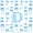 Blue D, variant on Castle Fairy Blue Cherry Bow Letter D Twin Comforter Sets 3-Piece for Girls,Kawaii Fruit Initial Bedding Set