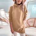 thumbnail image 5 of Vedolay Womens Plus Activewear Fashion Pullover Long Sleeve Hoodies Tops Fall Outfits 2023 Clothes Jackets for Women Coffee,L, 5 of 5