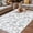 Blue Red, variant on Spring Flowers Outdoor Rug for Patio/Deck/Porch, Non-Slip Large Area Rug 5 x 8 Ft, Blue Pink Floral Leaves Farmhouse Vintage Plants Indoor Outdoor Rugs Washable Area Rugs, Camping Rug Carpet Runner