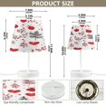thumbnail image 2 of Table Lamp Small 5.9x10.8 Inches Table Lamps Night Light Tools & Home Improvement Bedroom Lamp Guest Room Lamp Study Lamp Office Lamp Christmas Red Heart Picture, 2 of 7