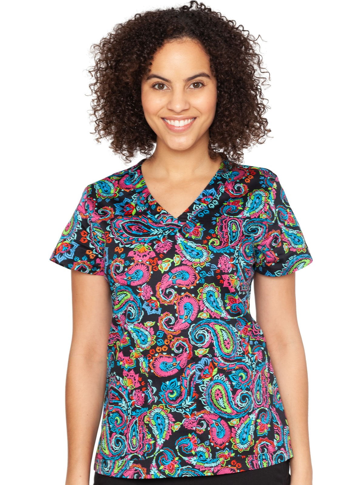 Med Couture Print Scrub Tops Vicky