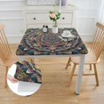 thumbnail image 2 of Acheng Mandala Square Tablecloth Great for Home Kitchen/Parties/Holiday Dinner 100% Polyester Fiber 46*46, 2 of 8