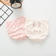 thumbnail image 4 of WUANDIXFA Girls High Waist Panties Girls' 100% Cotton Underwear Comfortable & Breathable Panties for Kids Pack of 2 Pink,130, 4 of 9