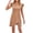 Khaki, variant on Sexlip Womens Crew Neck Sleeveless Slim Midi Dress Stretchy Comfortable Casual Office Daily Dress Black S